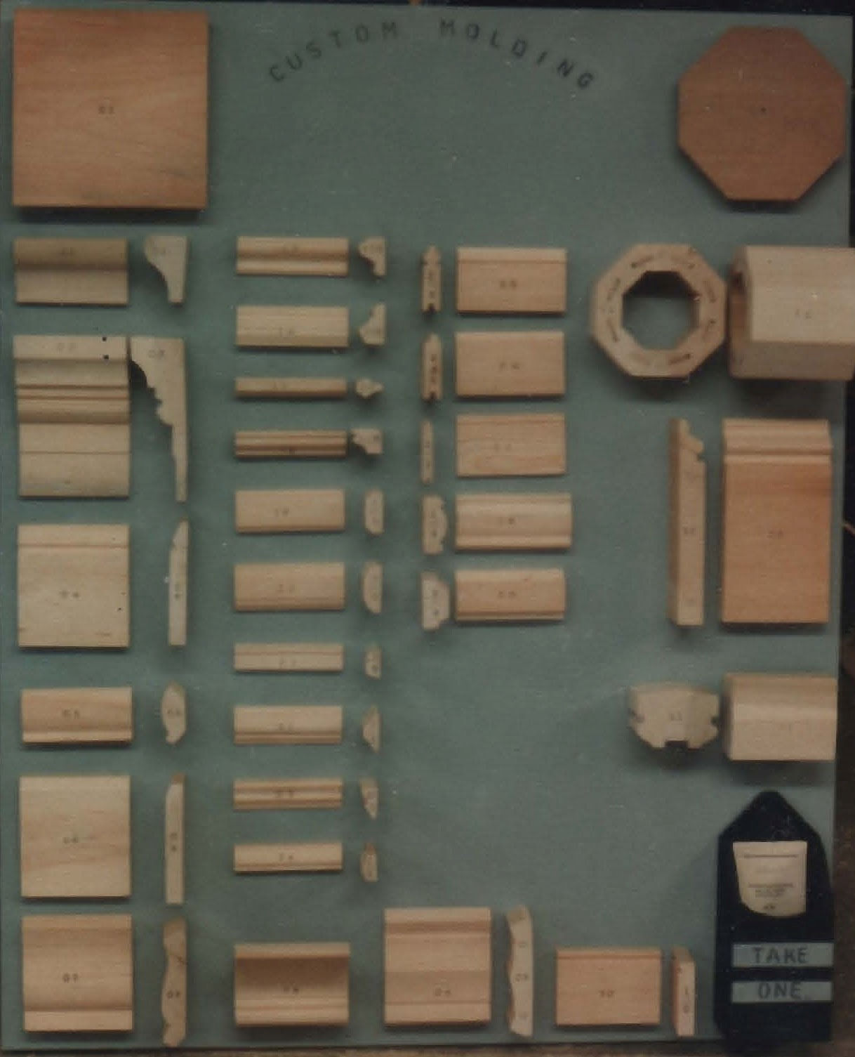 Carter's millwork display at Williams Lumber